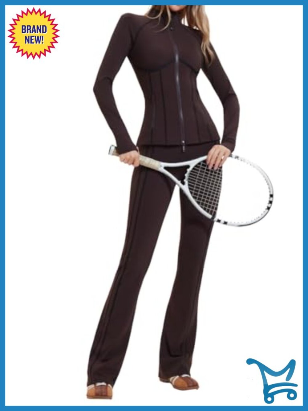 Women 2 Piece Tracksuit Athleisure Set Bodycon Flared Leg Travel Outfit
